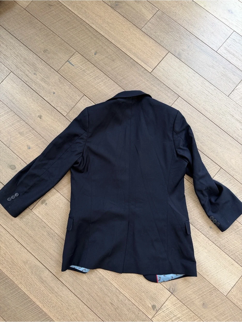 Boys Navy Blue Suit Jacket & Pants - Classic Two-Piece Blazer Set size 16